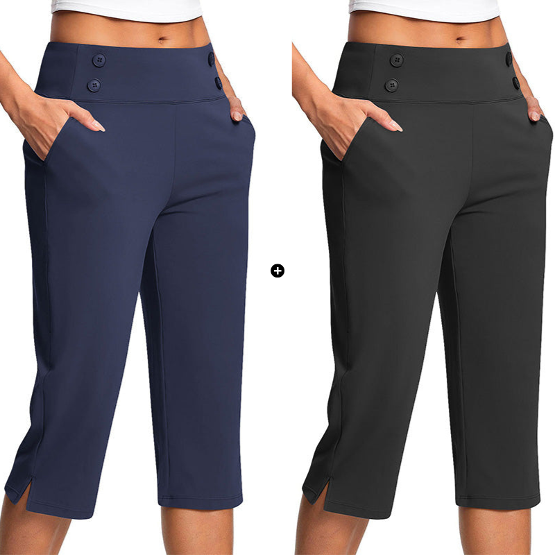 Elegante Yoga-Hose mit figurformendem Effekt