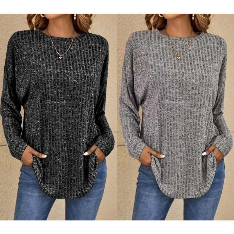 Klassischer lässiger langärmeliger Pullover(50% Rabatt)