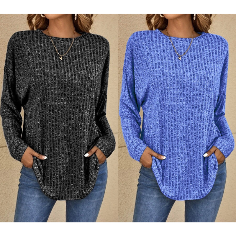Klassischer lässiger langärmeliger Pullover(50% Rabatt)