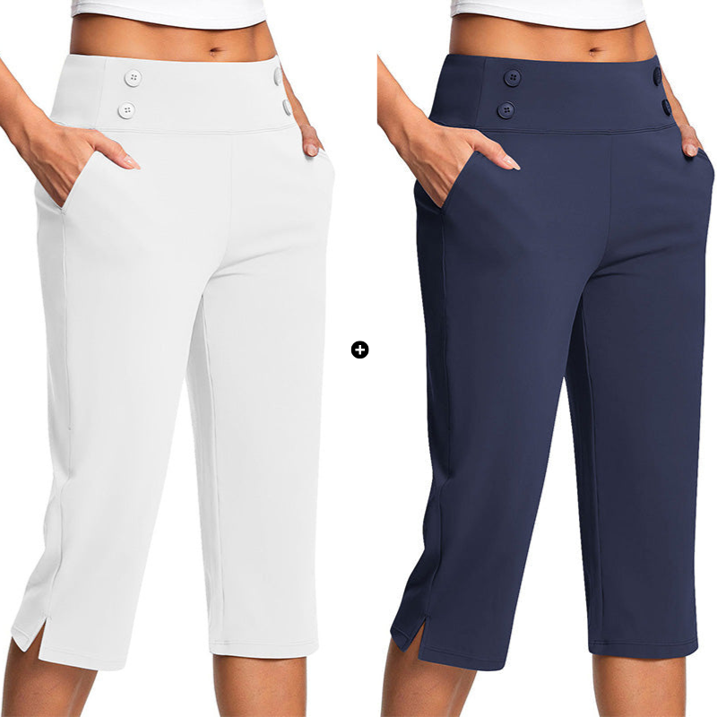 Elegante Yoga-Hose mit figurformendem Effekt