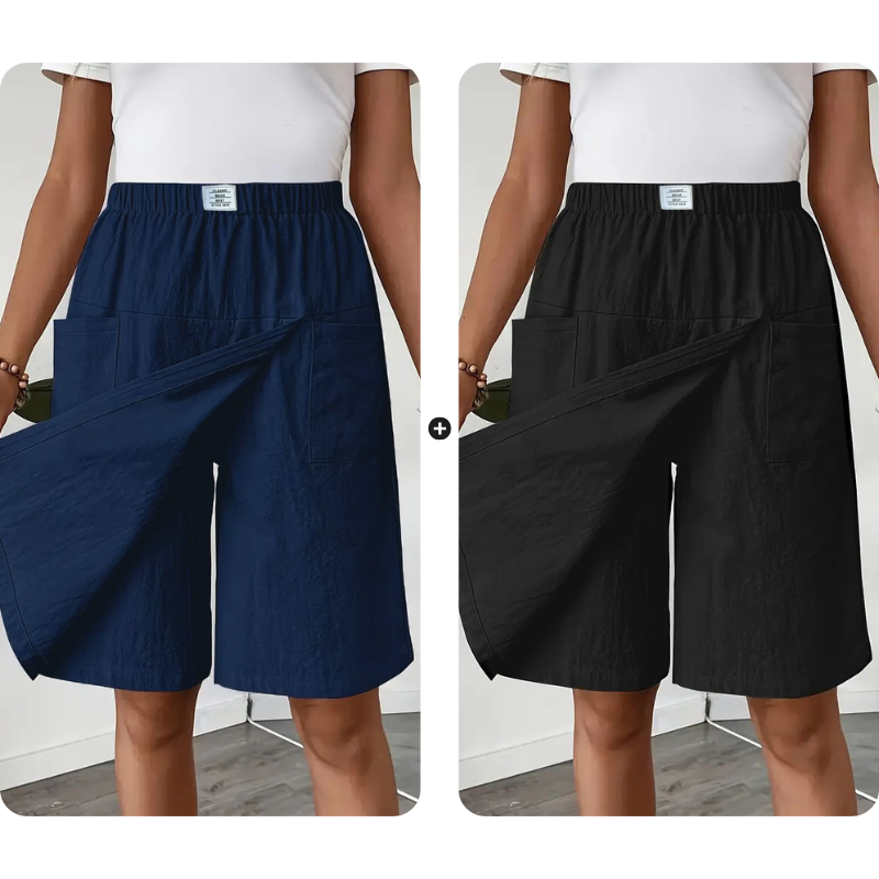 💃🔥 50% RABATT ⏰ Lässiger Wickelrock für Damen – elastischer Bund, bequem & feminin elegant ✨