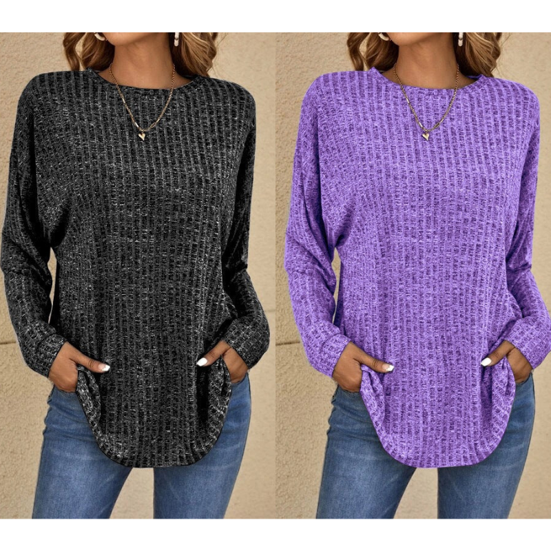 Klassischer lässiger langärmeliger Pullover(50% Rabatt)