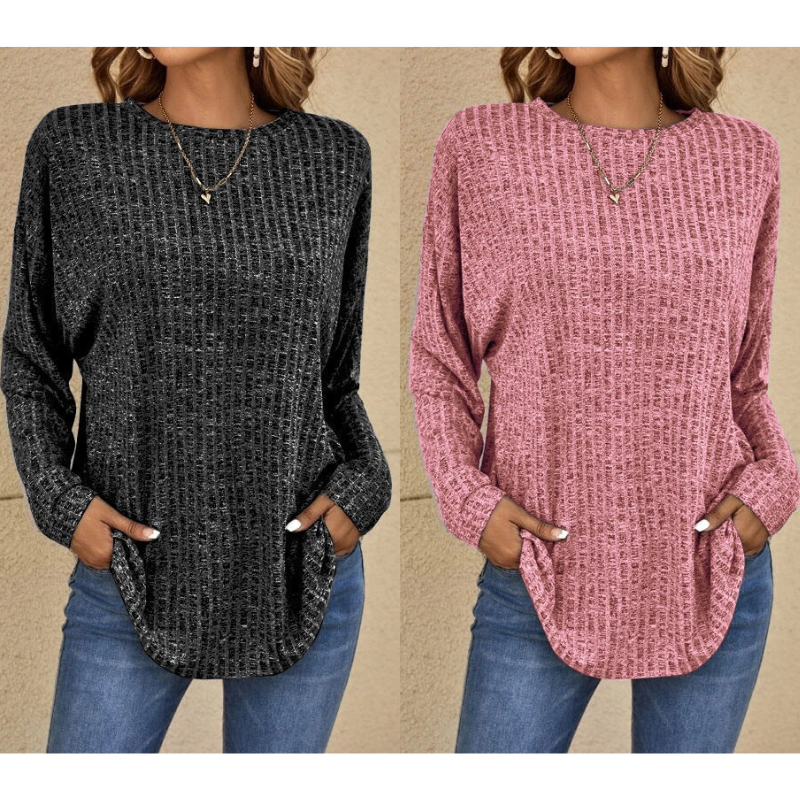 Klassischer lässiger langärmeliger Pullover(50% Rabatt)