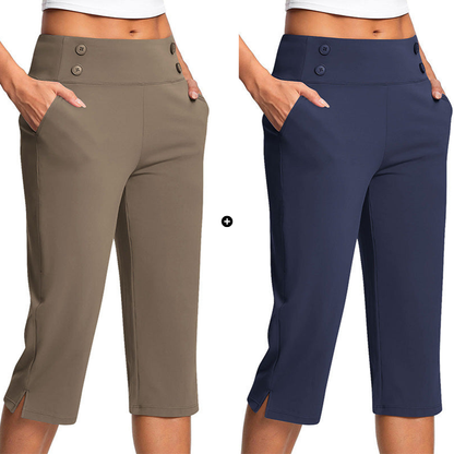 Elegante Yoga-Hose mit figurformendem Effekt