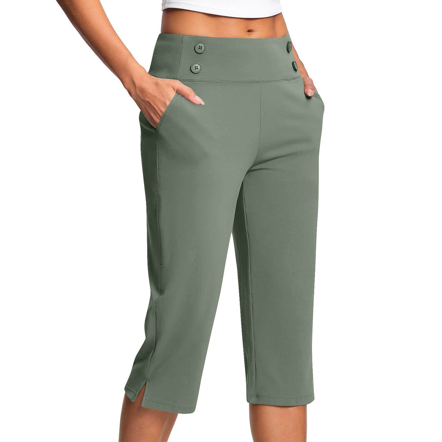 Elegante Yoga-Hose mit figurformendem Effekt