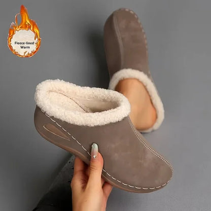 Bequeme Slipper für Damen mit Wollfutter
