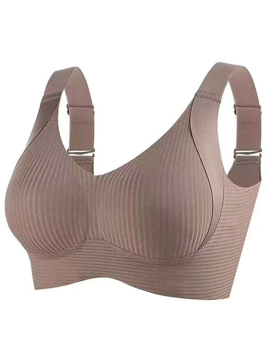 🎁Kaufen 2 Holen Sie sich 1 kostenlos💕Gerippter Push-up-BH für Frauen, verstellbar, kabellos💃