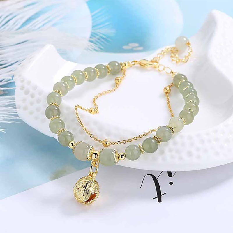 🎄🎁Ideales Geschenk - Elegantes Armband aus falscher Jade😍😍