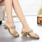 Hochwertige, modische Strass-Sandalen für Damen