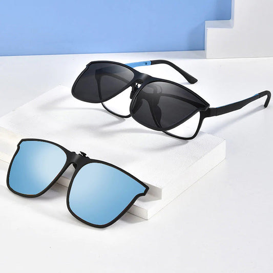 Letzter Tag Aktion 🔥49% RABATT 🔥 Neue polarisierte Flip-Up-Sonnenbrille mit Clip
