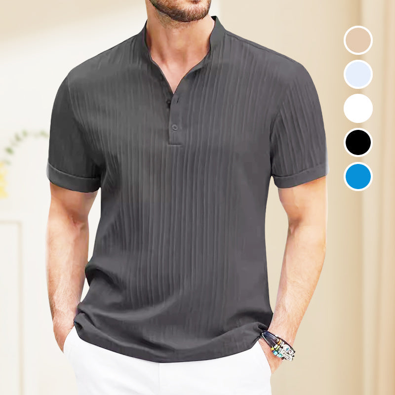 Lässiges, leichtes Henley-Shirt für Herren