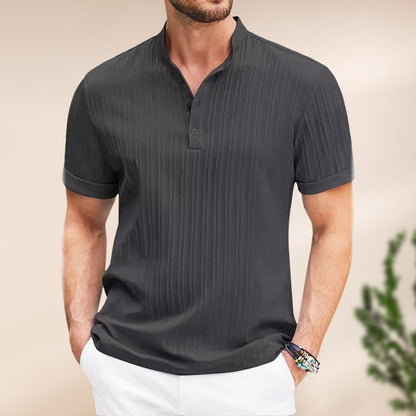 Lässiges, leichtes Henley-Shirt für Herren