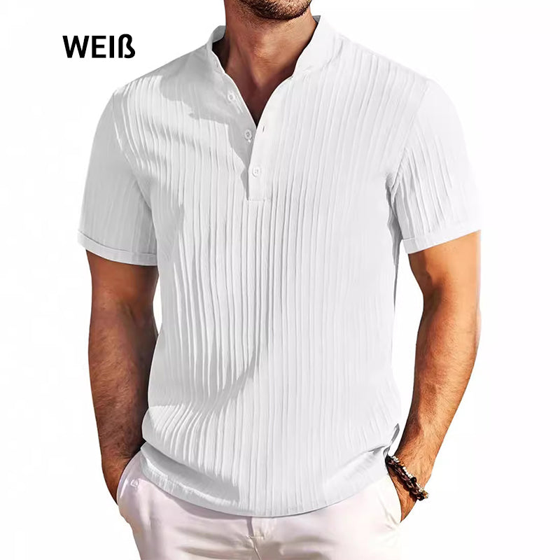 Lässiges, leichtes Henley-Shirt für Herren