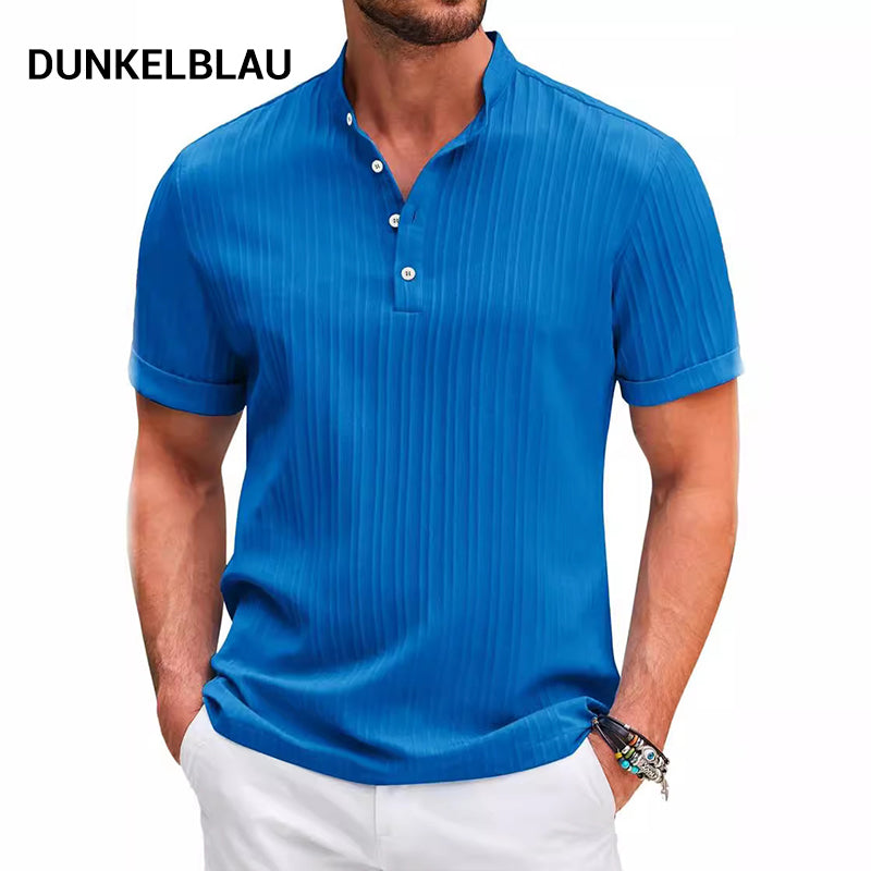 Lässiges, leichtes Henley-Shirt für Herren