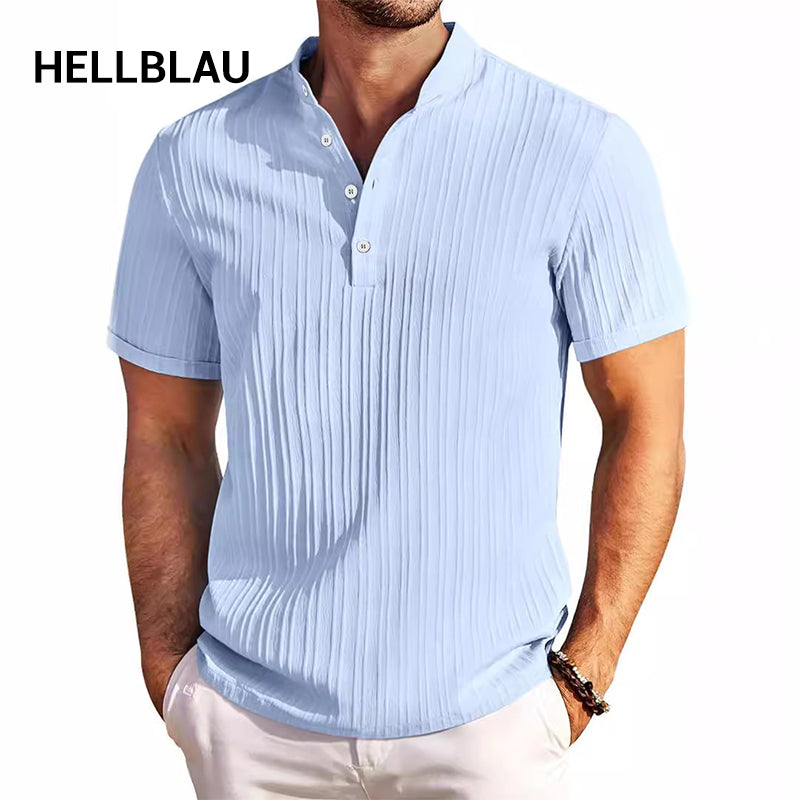 Lässiges, leichtes Henley-Shirt für Herren