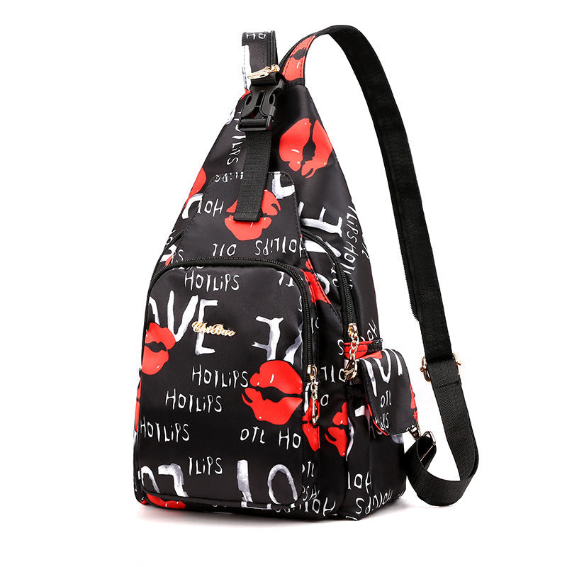 Multifunktionaler, bedruckter Rucksack, leicht und wasserfest