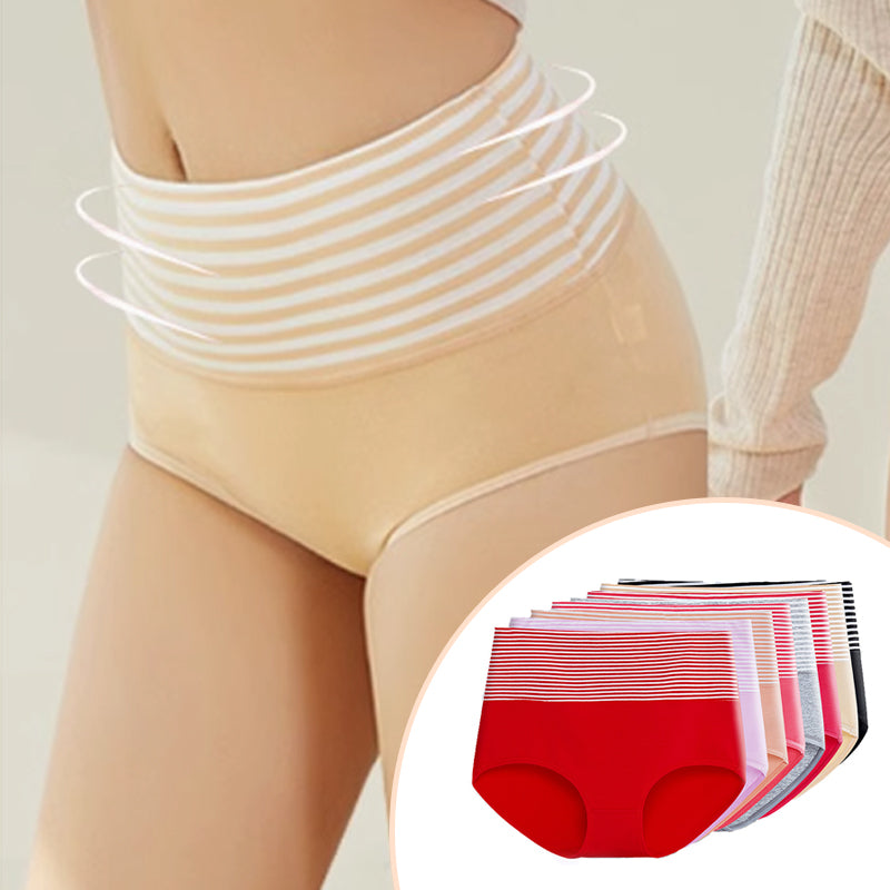 Bequeme Baumwollslips mit hoher Taille für Frauen