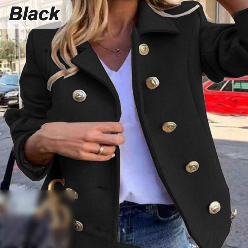 Slim Fit Double Breasted Blazer für Damen