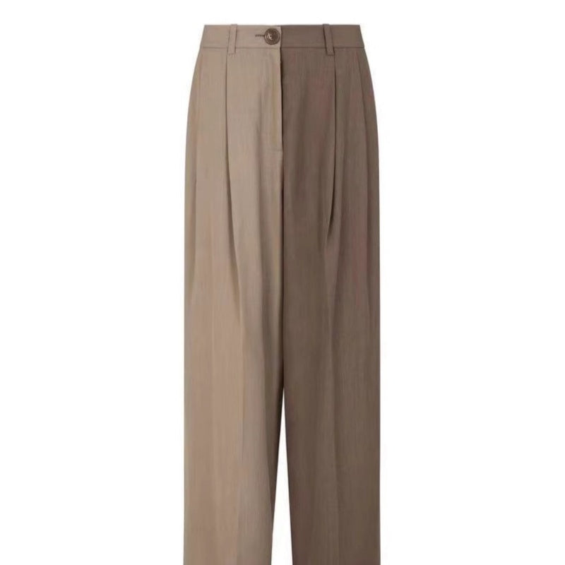 🎊Weihnachtsausverkauf🎊Zweifarbiger Loose Fit Anzug für Damen