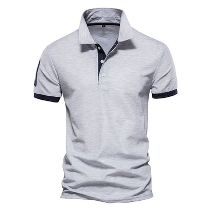 Men's Fawn Besticktes Kurzarmhemd