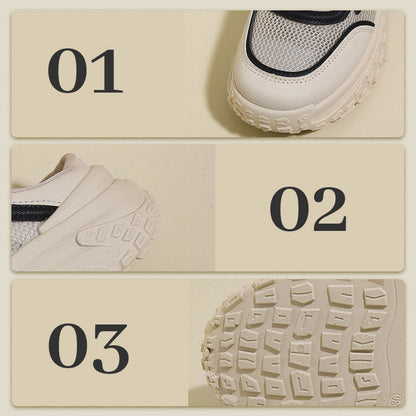 Slip-On-Sneakers mit dicker Plateausohle für Damen