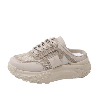 Slip-On-Sneakers mit dicker Plateausohle für Damen