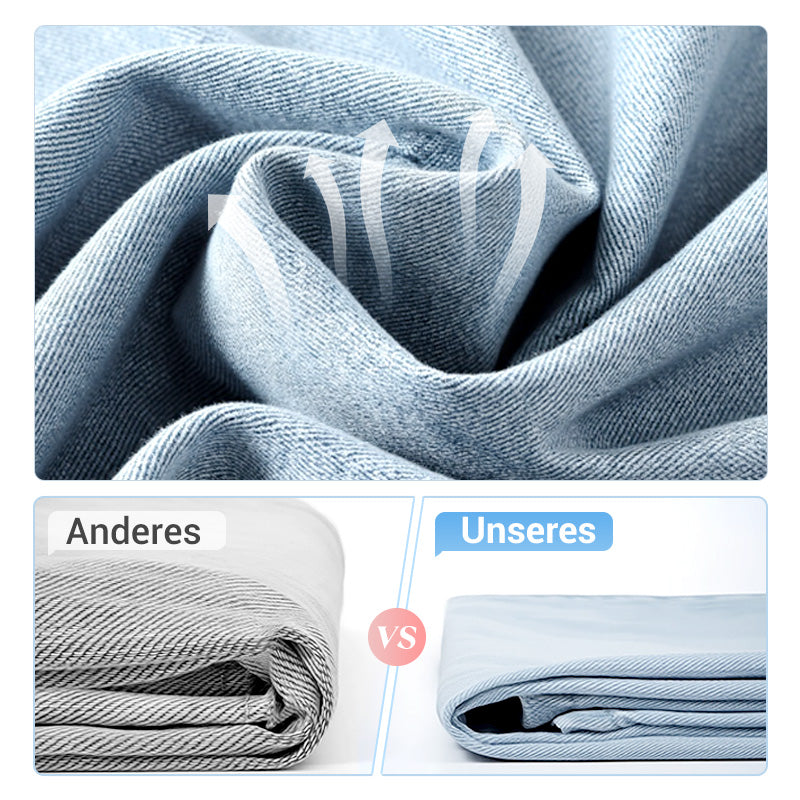 💥💃Sommer Neuankömmlinge halber Preis⏳Damen-Midi-Jeanskleid mit Taillenband