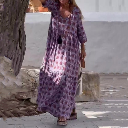 Plus Size Casual Flowy Kleid für Frauen