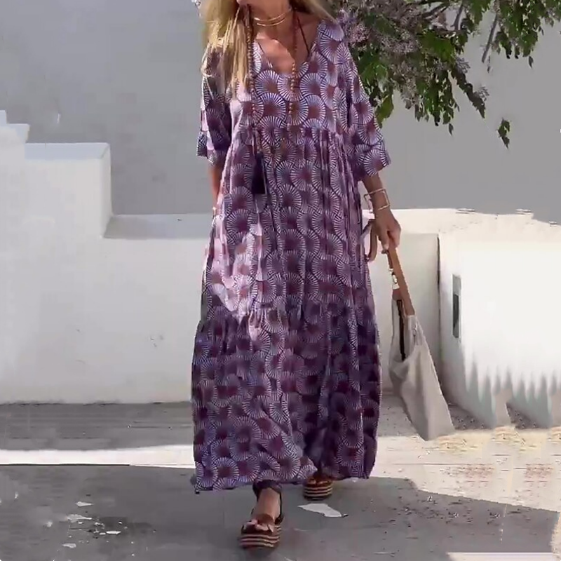 Plus Size Casual Flowy Kleid für Frauen