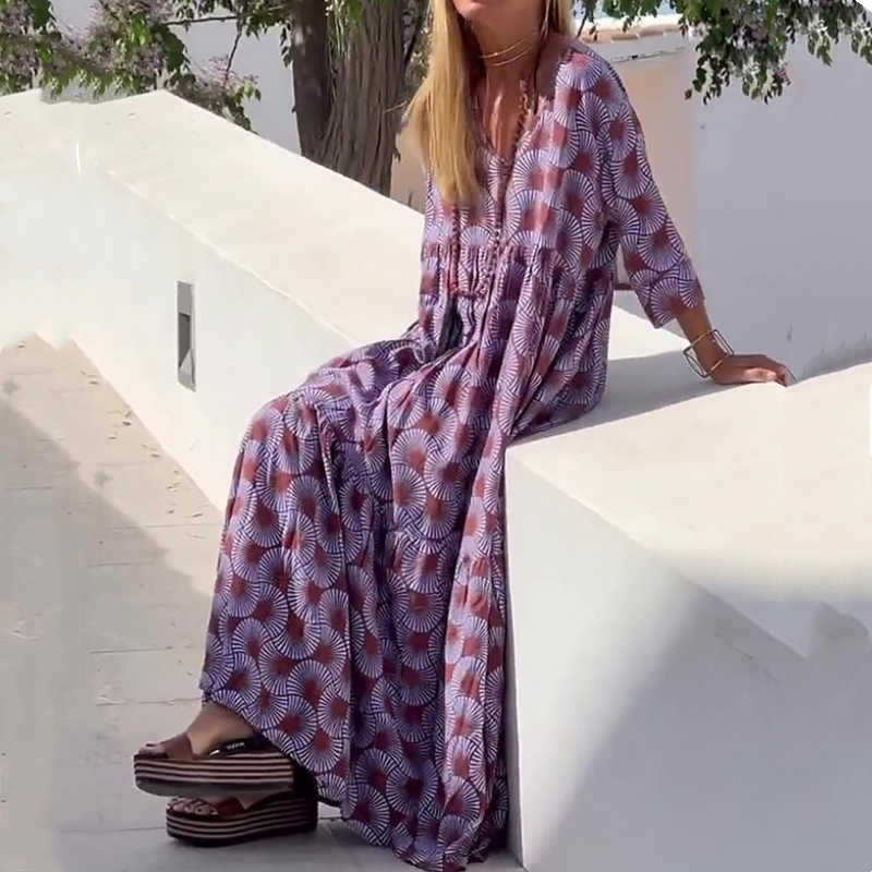 Plus Size Casual Flowy Kleid für Frauen