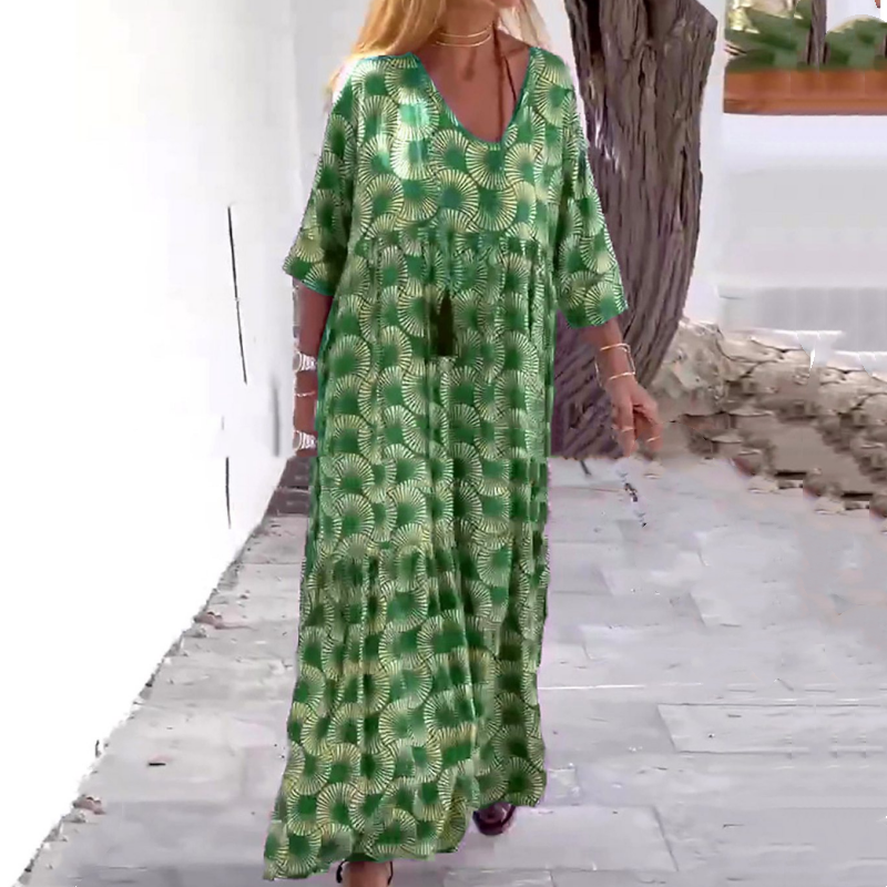 Plus Size Casual Flowy Kleid für Frauen