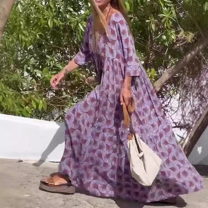 Plus Size Casual Flowy Kleid für Frauen