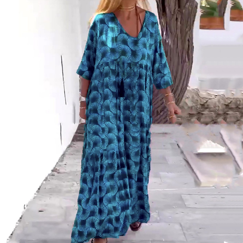 Plus Size Casual Flowy Kleid für Frauen