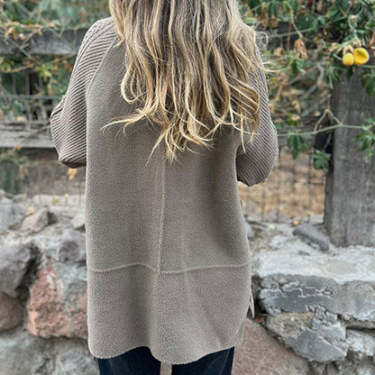 🍂💕Mittellanger Damenrock mit doppelten Knöpfen und Revers