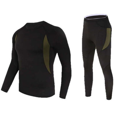Thermounterwäsche und Hose für Herren im Camouflage-Design