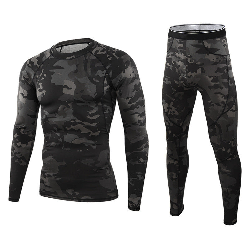 Thermounterwäsche und Hose für Herren im Camouflage-Design