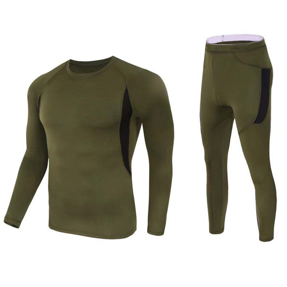 Thermounterwäsche und Hose für Herren im Camouflage-Design