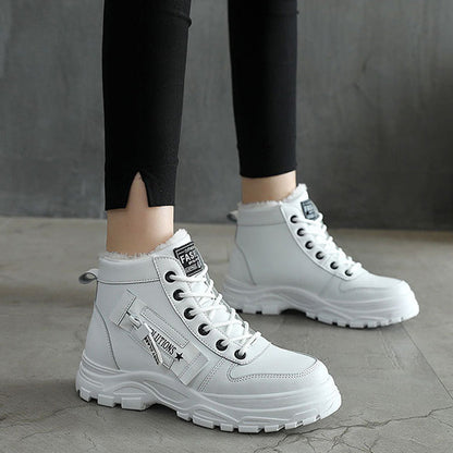 Wasserdichte, warme Schnürstiefelette für Damen