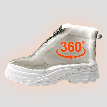Wasserdichte, warme Schnürstiefelette für Damen