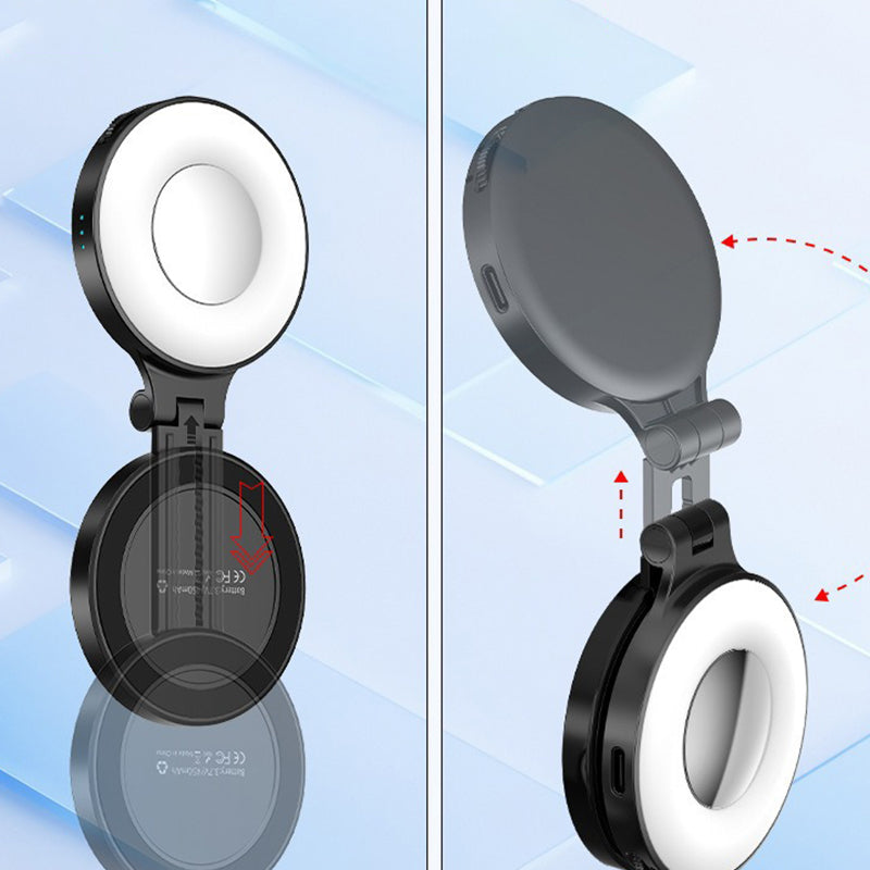 3-in-1 magnetisches Smartphone-Licht mit integriertem Spiegel