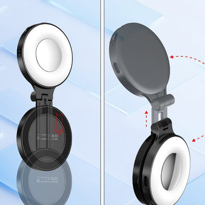 3-in-1 magnetisches Smartphone-Licht mit integriertem Spiegel