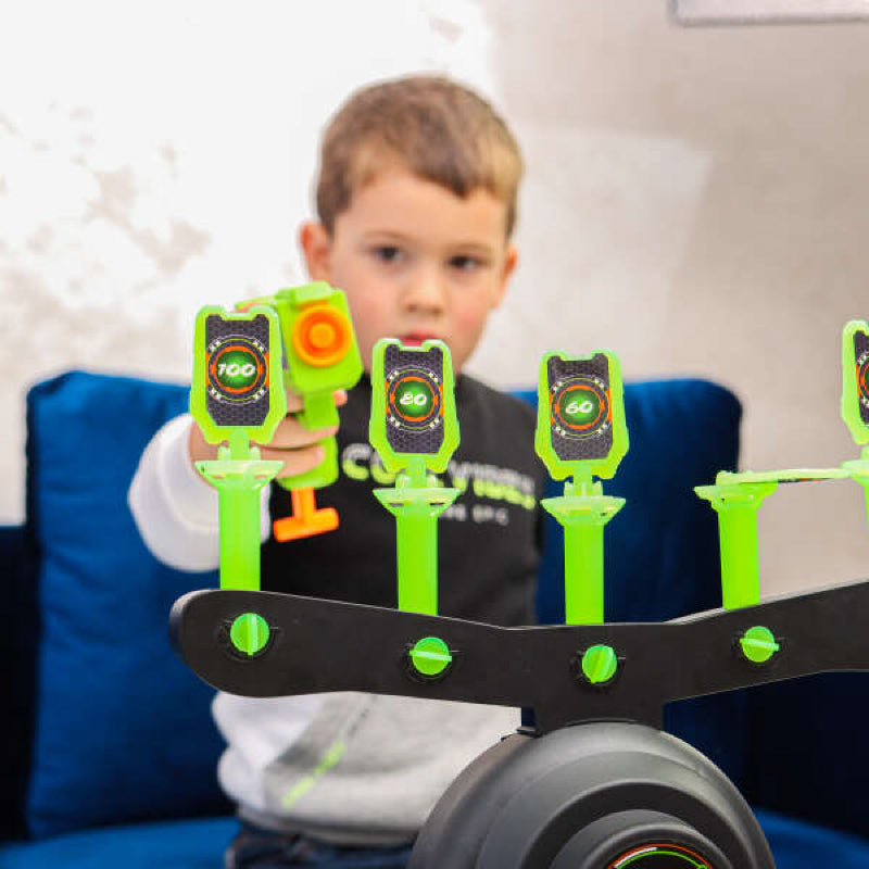 Leuchtendes Schießziel-Spielzeugpistole-Set für Kinder