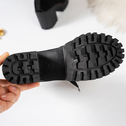 🔥Black-Friday-Mega-Angebot – 49 % Rabatt!🔥Damen-Stiefeletten mit dickem Absatz und Spitze