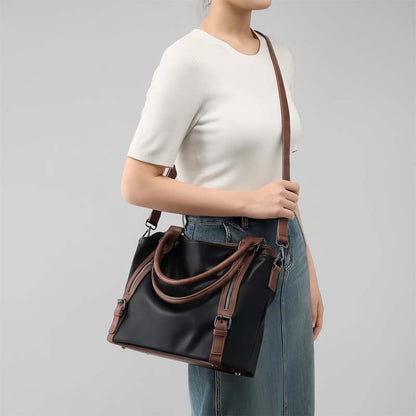 Geräumige Tasche für Frauen, lässiger Stil