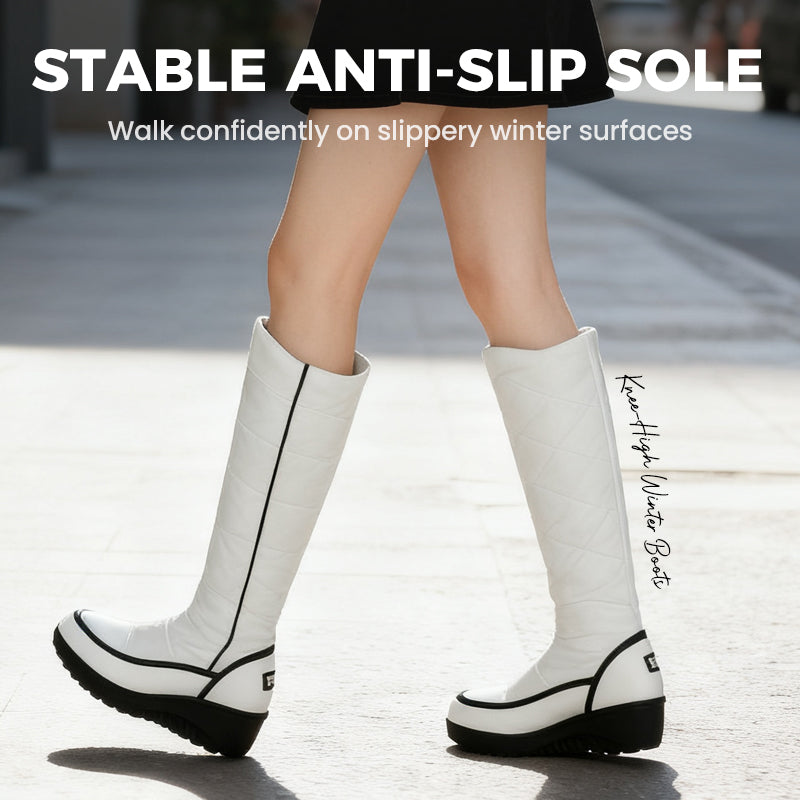 Warme Winter-Kniehohe Schneestiefel für Damen