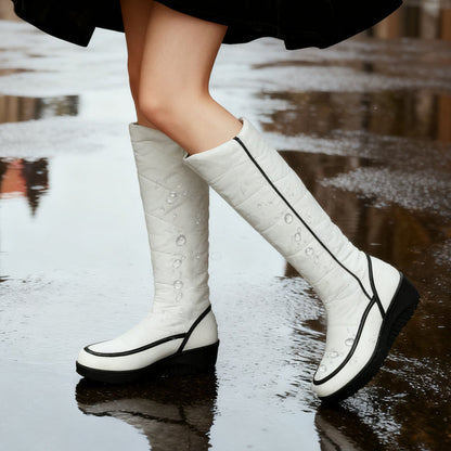 Warme Winter-Kniehohe Schneestiefel für Damen