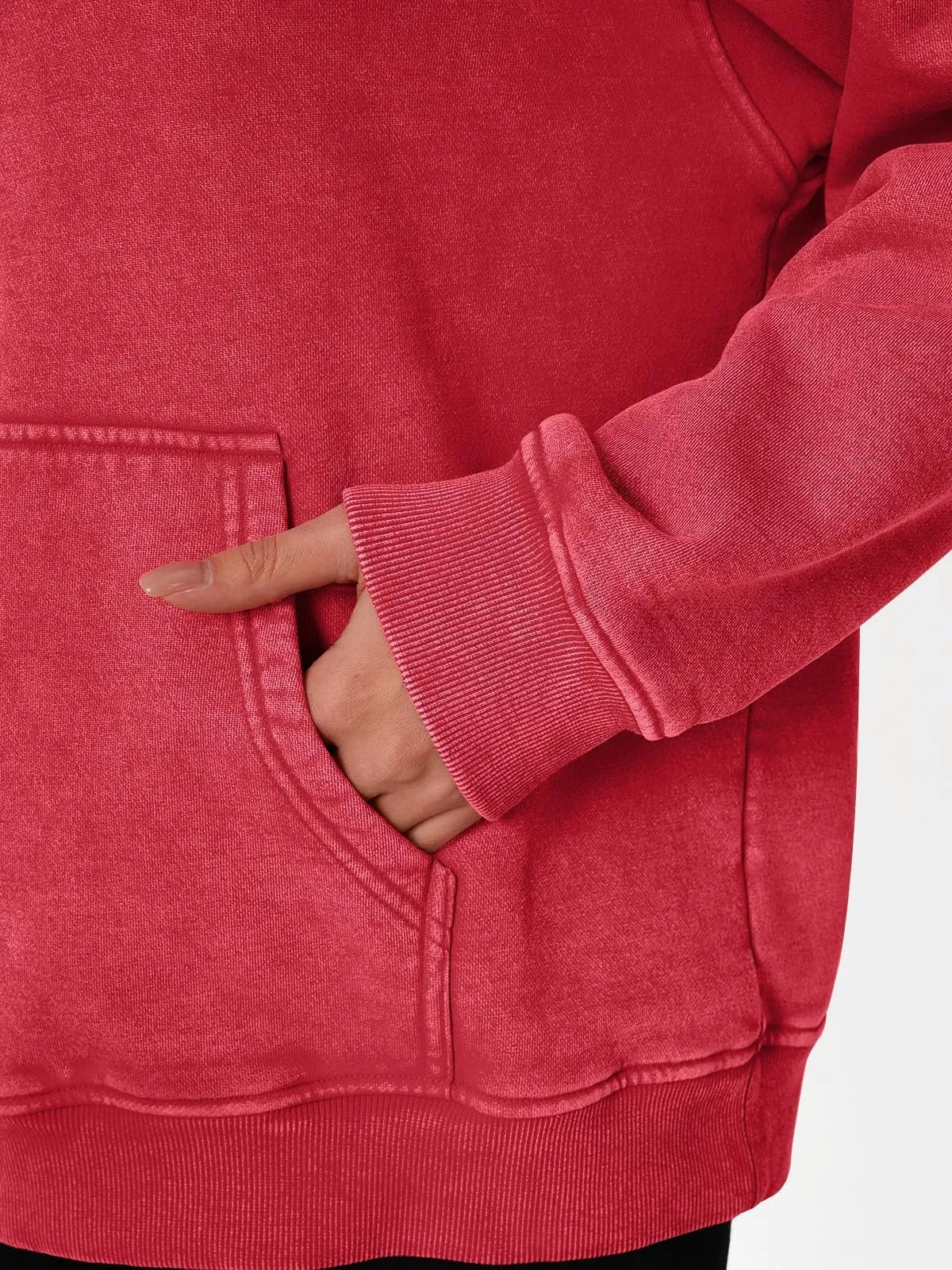 💥🎁Damen-Hoodie mit Acid-Wash-Effekt, oversized, langärmelig, Herbstmode-Sweatshirts
