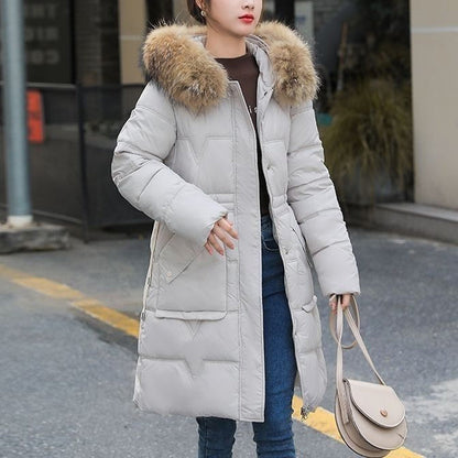⏳Nur für kurze Zeit 54 % Rabatt⏰Winddichter, gesteppter langer Wintermantel für Damen🧥