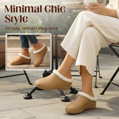 Bequeme Slipper für Damen mit Wollfutter