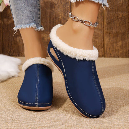 Bequeme Slipper für Damen mit Wollfutter